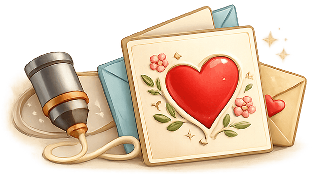 Eksempel på gratulasjonskort