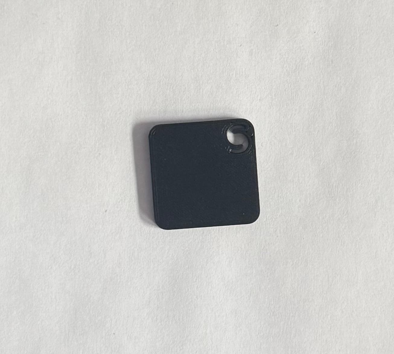 Black PLA swatch