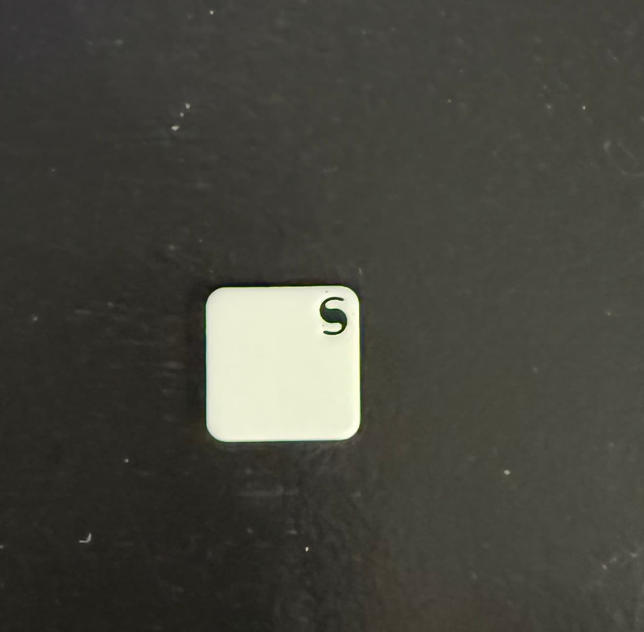 White PLA swatch